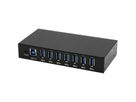EXSYS EX-11237HMS-2 7 Port USB 3.2 Gen 1 HUB Din-Rail Kit