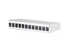 METZ CONNECT Keystone AP behuizing 12 poort zuiver wit RAL9010