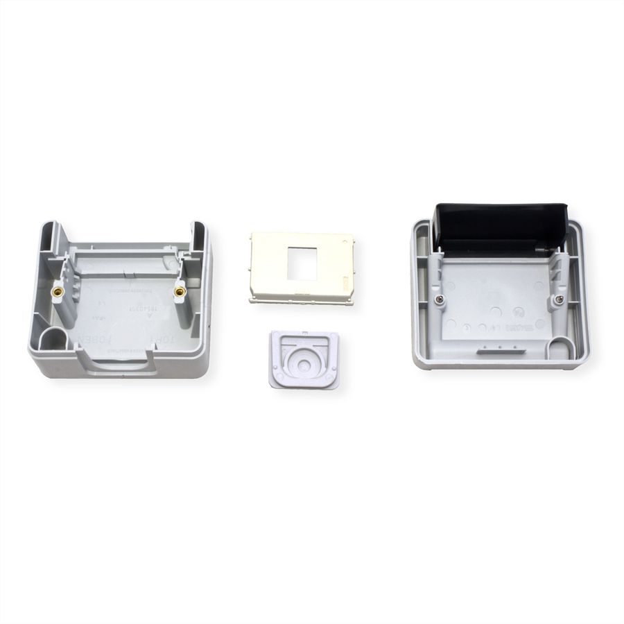 TELEGÄRTNER hous AP IP44, incl. mounting plate for 1x AMJ