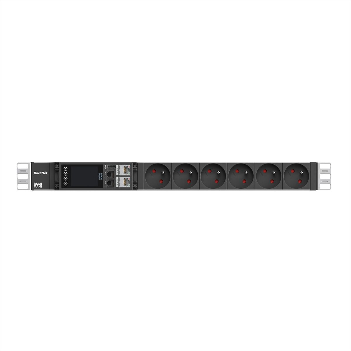 BACHMANN BN ESSENTIAL Metered 19" 6xUTE, L=2,0m CEE7/7