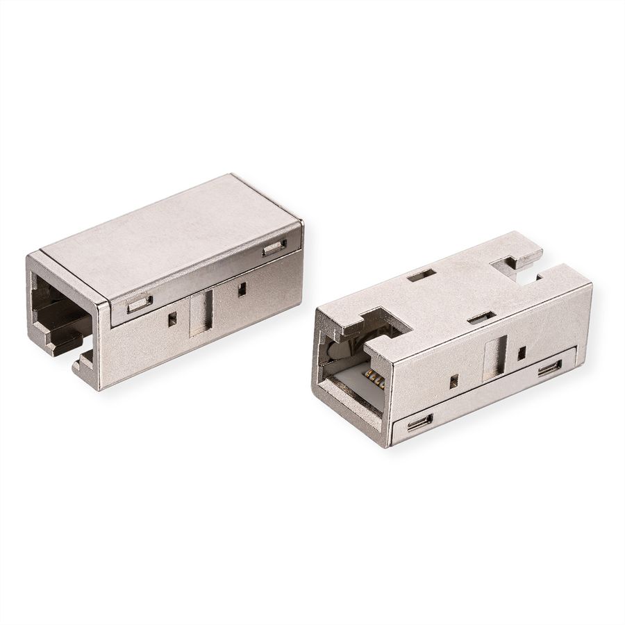 ROLINE RJ45 koppelstuk, afgeschermd, Cat.6A (Class EA), metalen behuizing