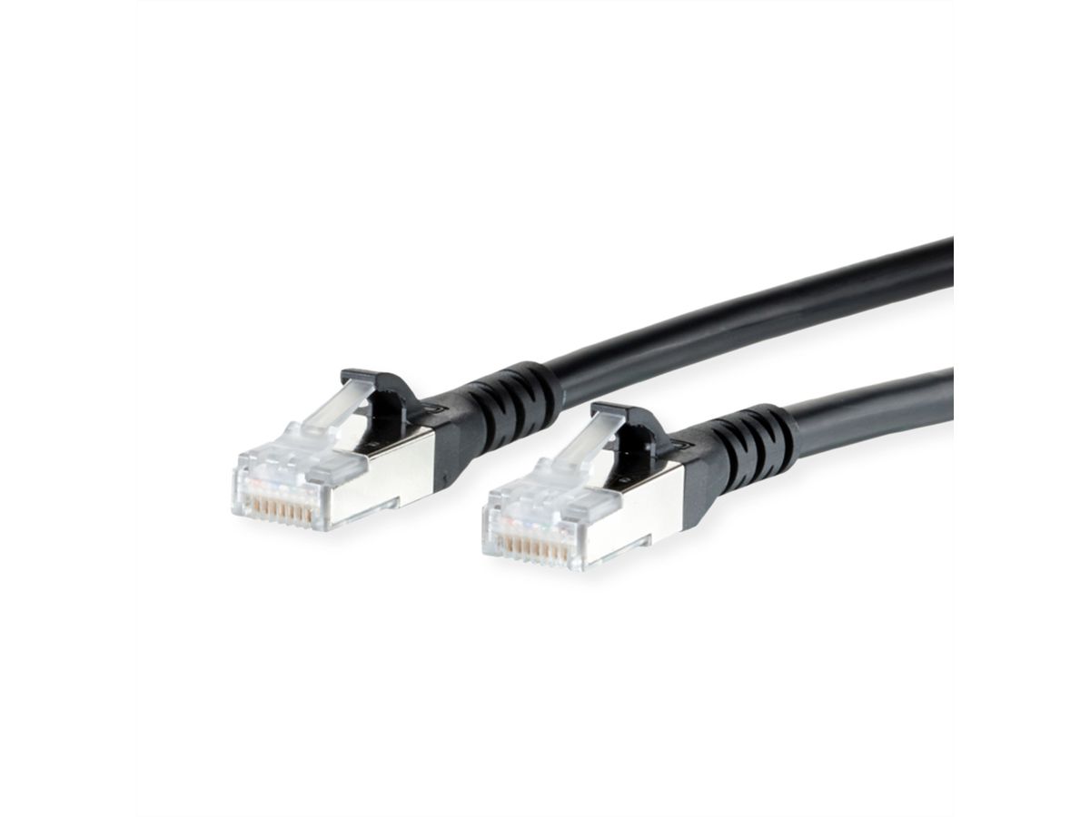METZ CONNECT Patchkabel Cat.6A AWG 26 , LSOH, zwart, 50 m