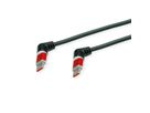 ROLINE 360° Rotation USB 2.0 Cable, C - C, M/M, 60W, Red Black, 2 m