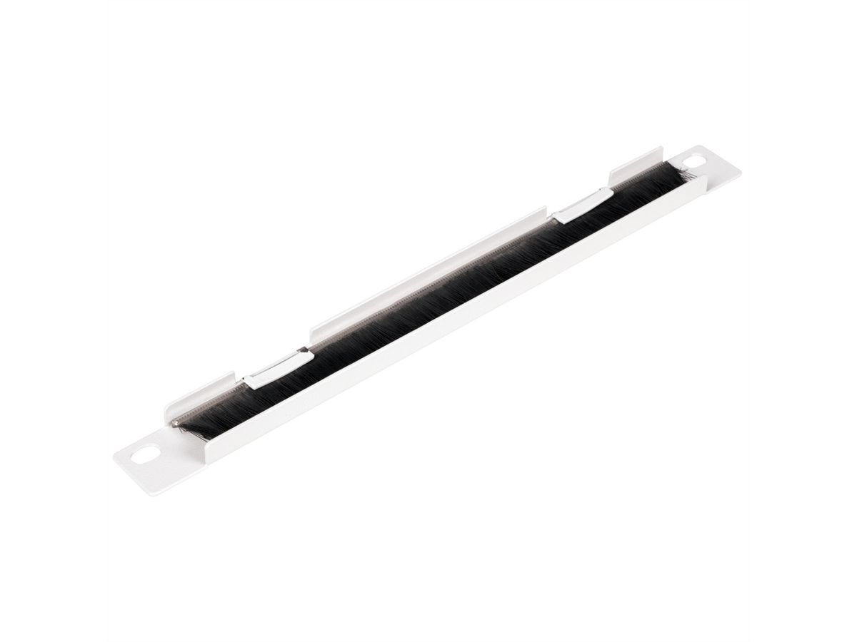 ROLINE 10-inch kabeldoorvoer, met borstelstrook 0.5HE grijs