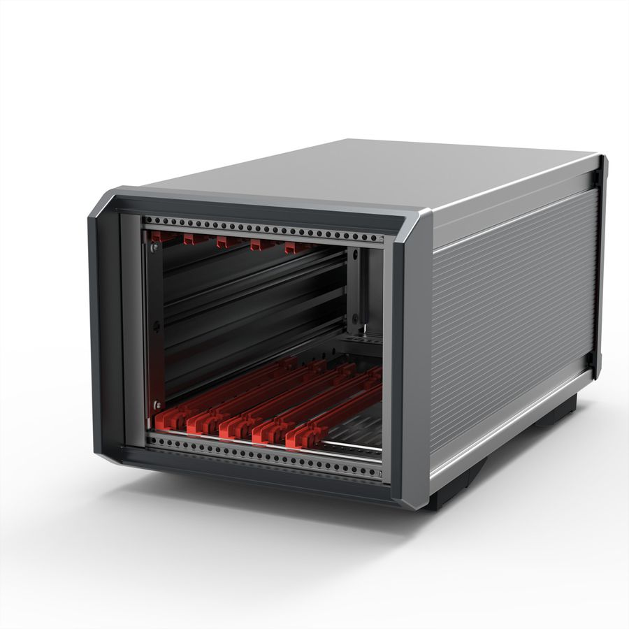 SCHROFF PropacPRO Complete Desktop Case, Shielded, 3 U, 28 HP, 266 mm