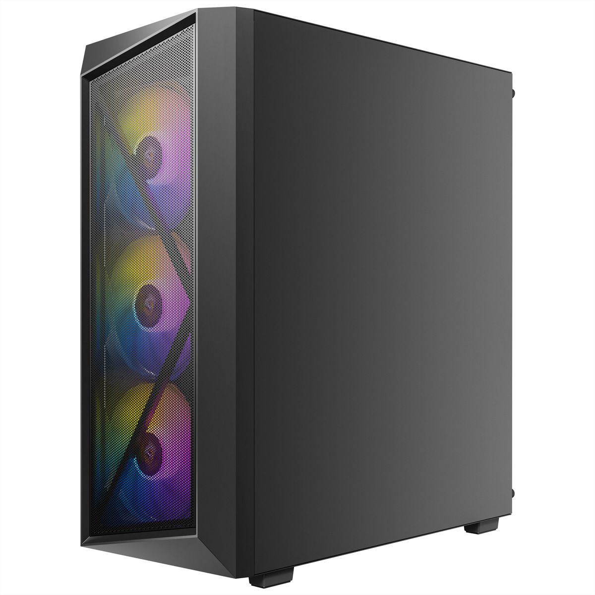 ANTEC AX67 ARGB PC Case Midi Tower Gaming ATX, black