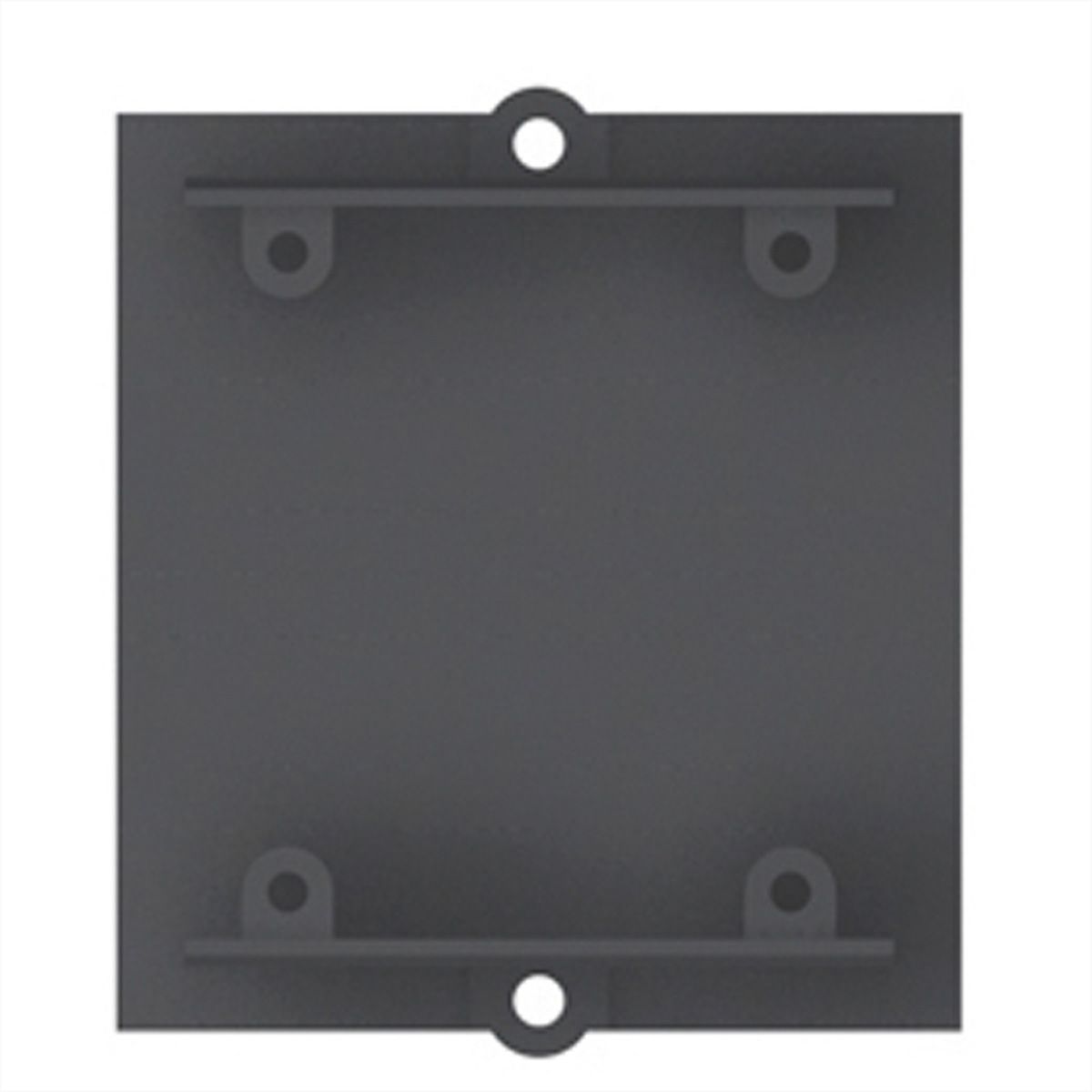 BACHMANN custom module blind deksel met schroefdome, zwart