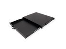 ROLINE 19-inch keyboard insert 1 U, 400 T lockable black