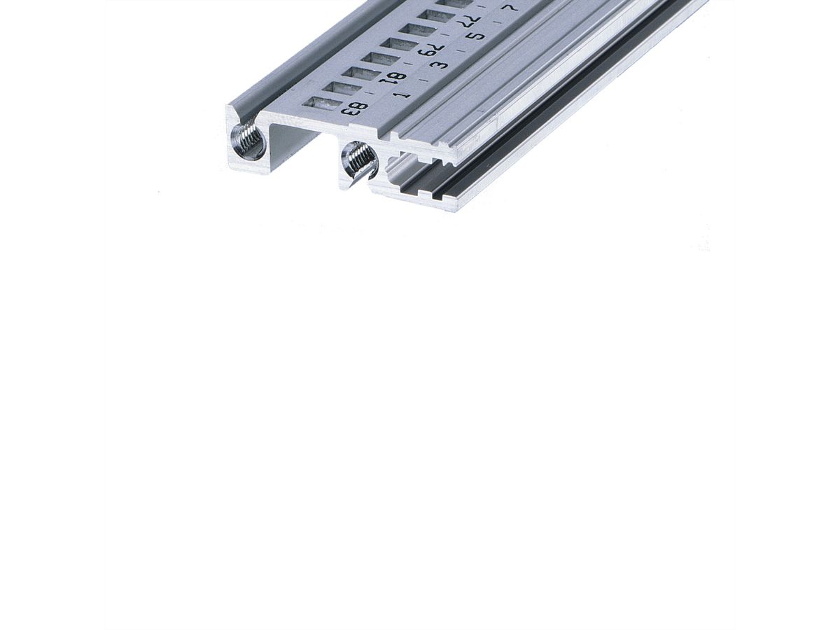 SCHROFF horizontale rail achter type H-VT, zwaar, 20 pk