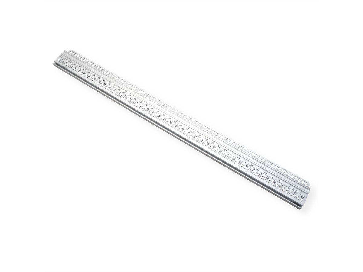 SCHROFF horizontale rail, voorzijde, type H-LD, zwaar, lange lip, voor IEEE-toepassing, 84 HP