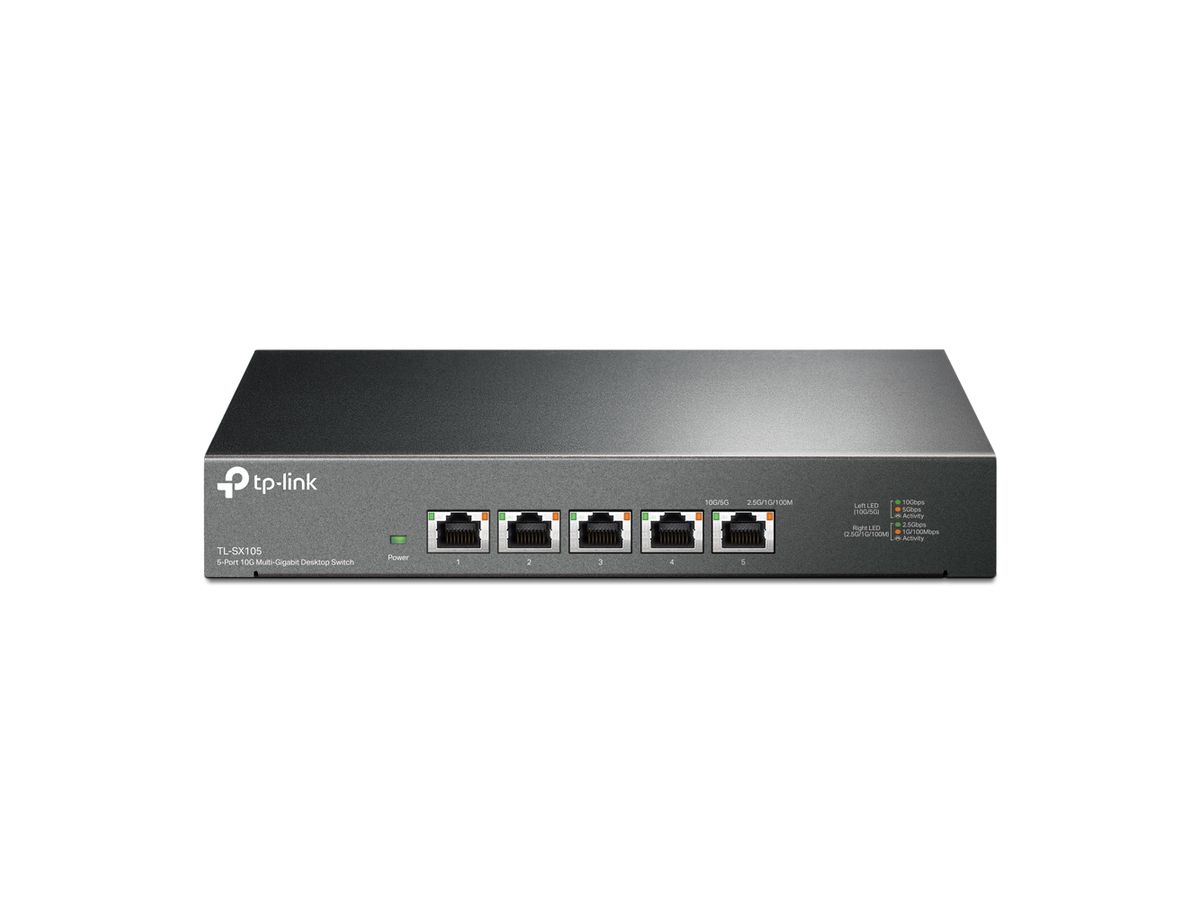 TP-Link TL-SX105 netwerk-switch Unmanaged 10G Ethernet (100/1000/10000) Zwart