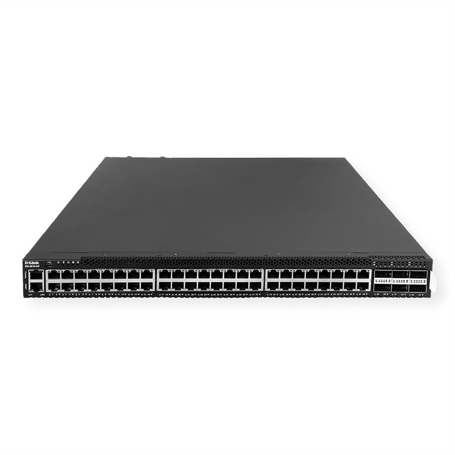 D-Link DXS-3610-54T/SI/E 48x 1/10GbE , 6x 40/100GbE QSFP+/QSFP28-poorten L3 Stackable 10G Managed Switch