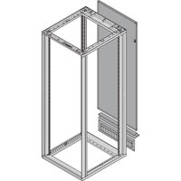 SCHROFF Novastar achterwand met kabelgoot, RAL 7021, 43 U 553W