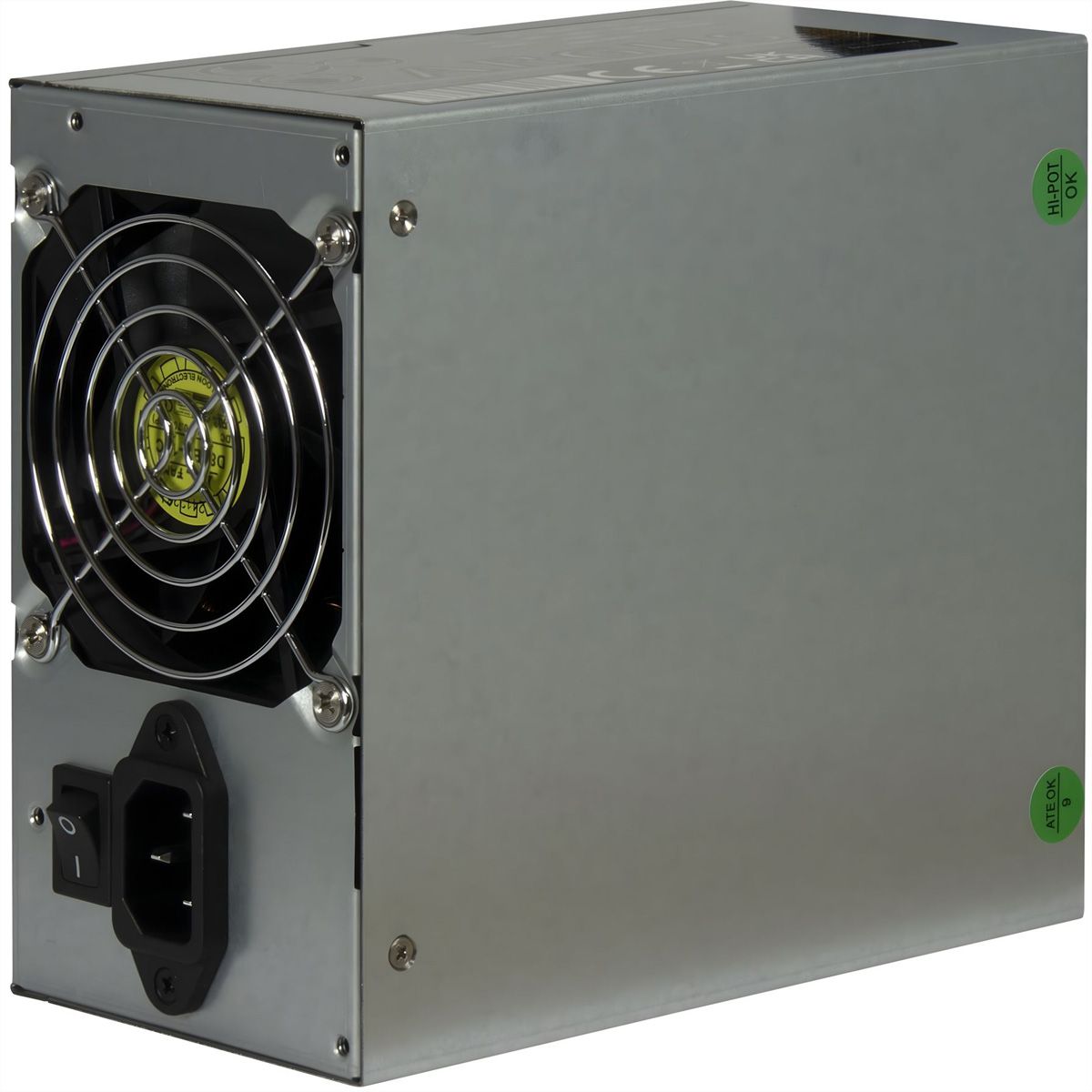 600W ATX Netzteil mit 80mm Lüfter, Kompaktlösung für 2HE Servergehäuse