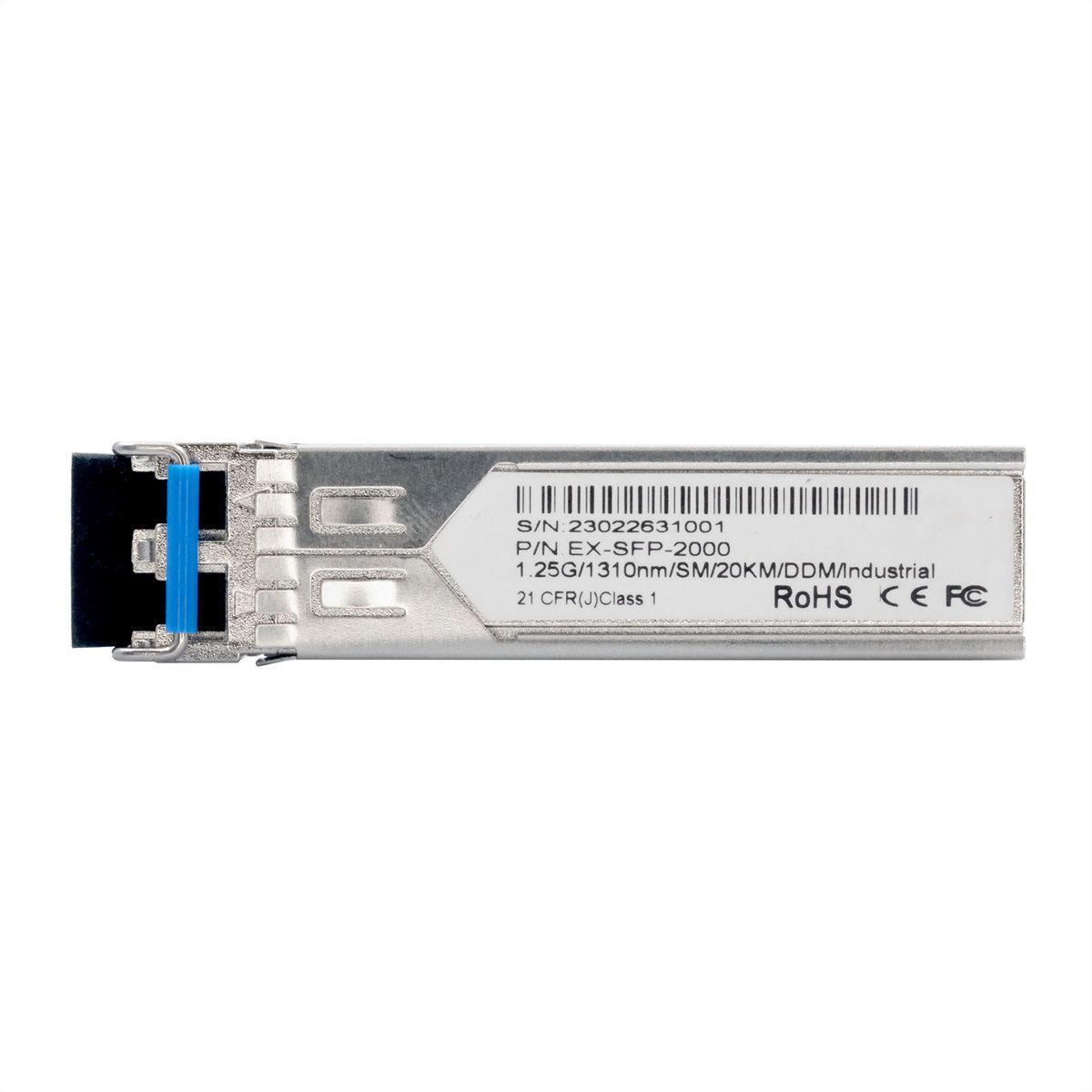 EXSYS EX-SFP-2000 SFP-Transceiver LC Duplex Singlemode 20km -40°C tot 85°C