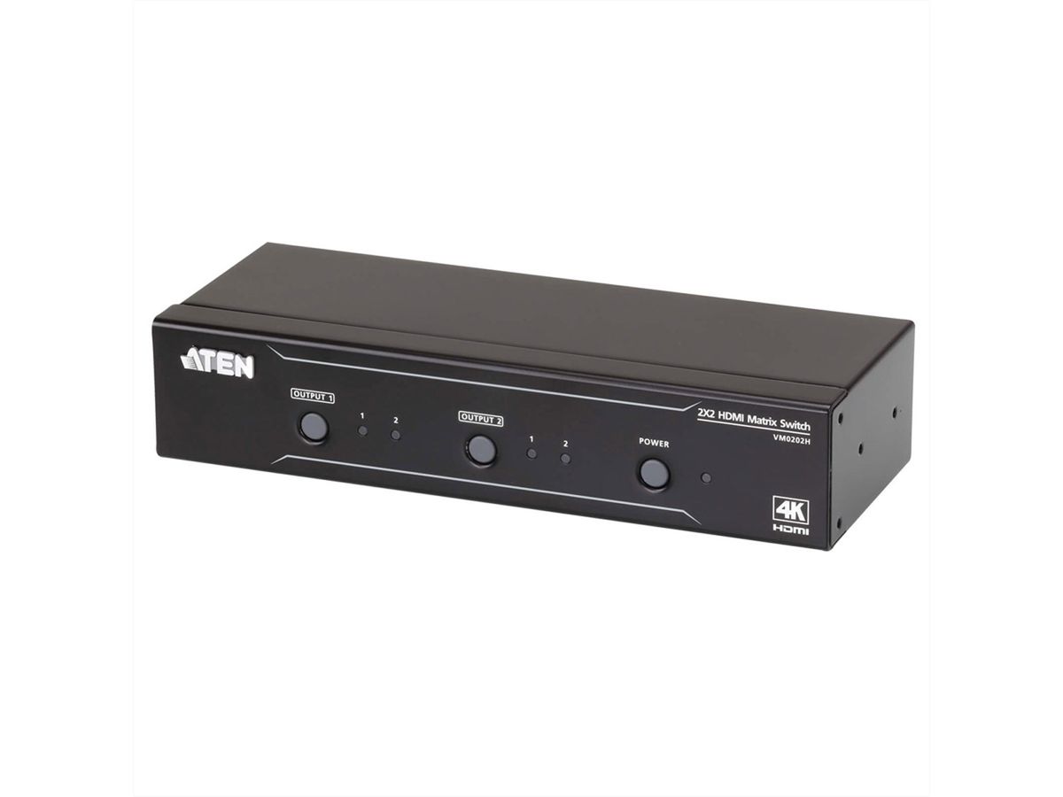 ATEN VM0202H 2 x 2 4K HDMI Audio/Video Matrix Switch