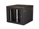 VALUE 19-Zoll Wandgehäuse 9HE, 600x600mm schwarz, Bausatz