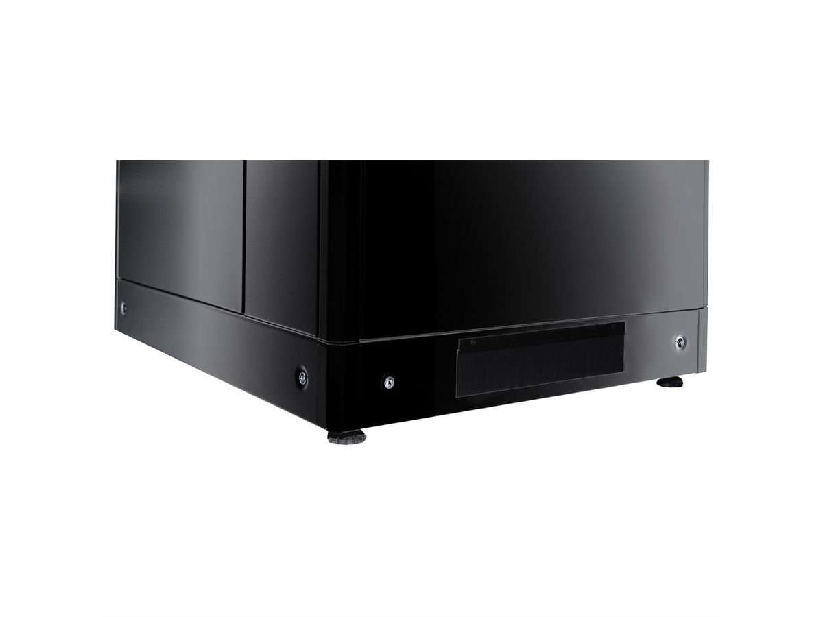 ROLINE Base for network cabinet, 600x600 WxD, black