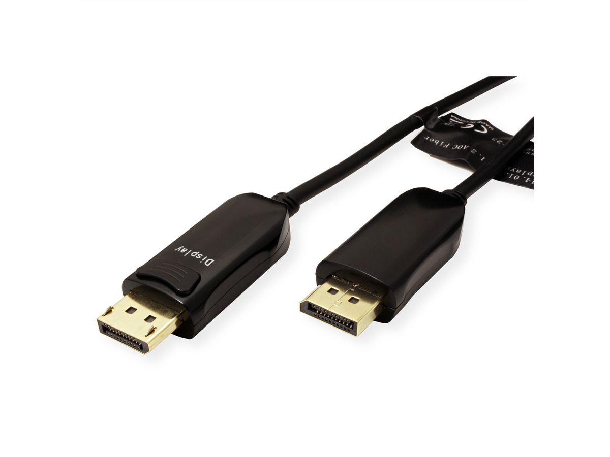 ROLINE DisplayPort v1.4 Cable (AOC), M/M, 50 m