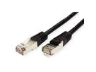 ROLINE FTP Patch Cord Cat.5e (Class D), black, 0.5 m