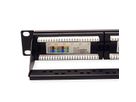 VALUE Cat.6A (Class EA) 19" Patchpaneel, 24 P, onafgeschermd, zwart