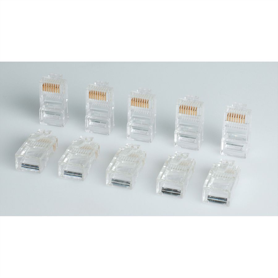 ROLINE modulaire connector niet afgeschermd, Cat.5e (klasse D), 10 stuks