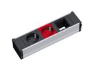 BACHMANN CONI 1xCEE7/3 1xCEE7/3 red, earthing contact 1x black + 1x red