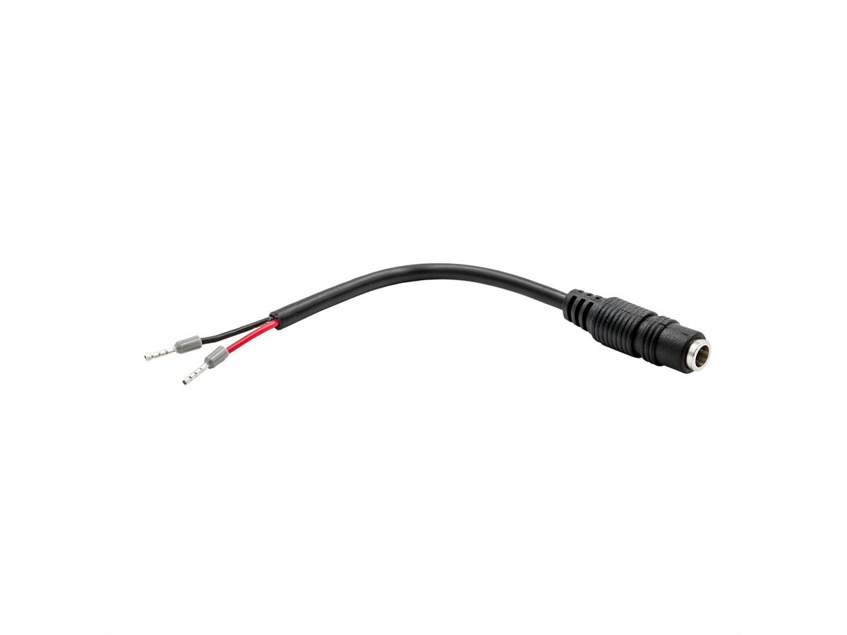 EXSYS EX-K1110 DC-kabel voor aansluitblok, zwart
