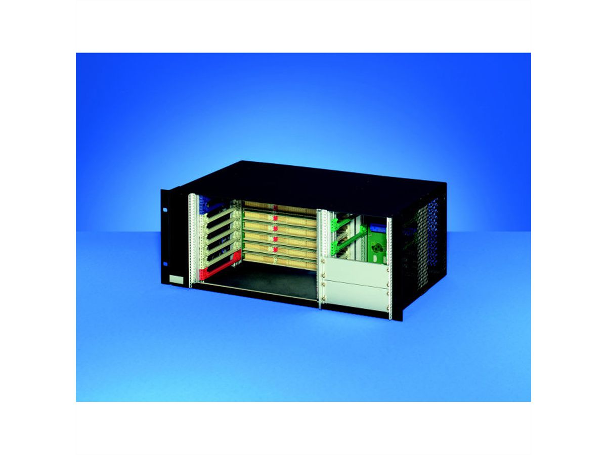 SCHROFF CPCI-systeem met aansluitbare PSU, PSB H.110, 4 HE, 8 sleuven