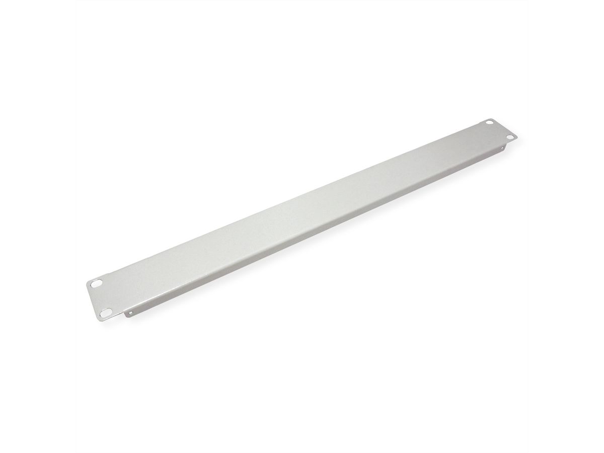 VALUE 19" Blank Panel, 1U, Metal, grey