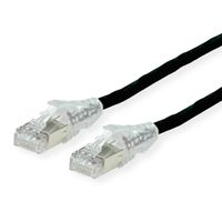 DÄTWYLER patchkabel Cat.6 (klasse E) S/FTP, CU 7702 flex LSOH, Hirose TM21, zwart, 5 m
