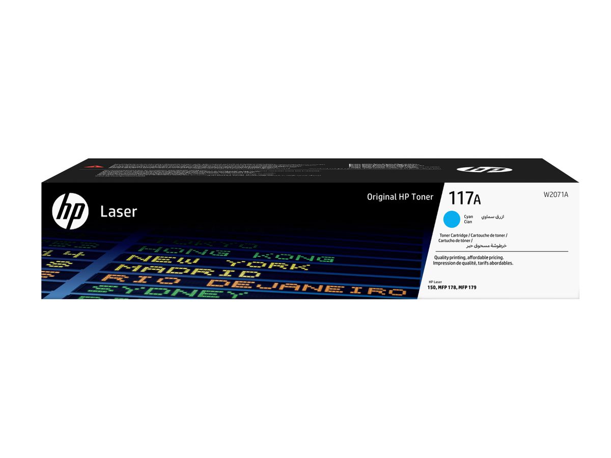 HP 117A originele cyaan lasertonercartridge