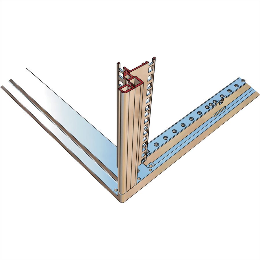 SCHROFF Novastar Side Panel for Slim-Line, RAL 7035, 6 U 600D