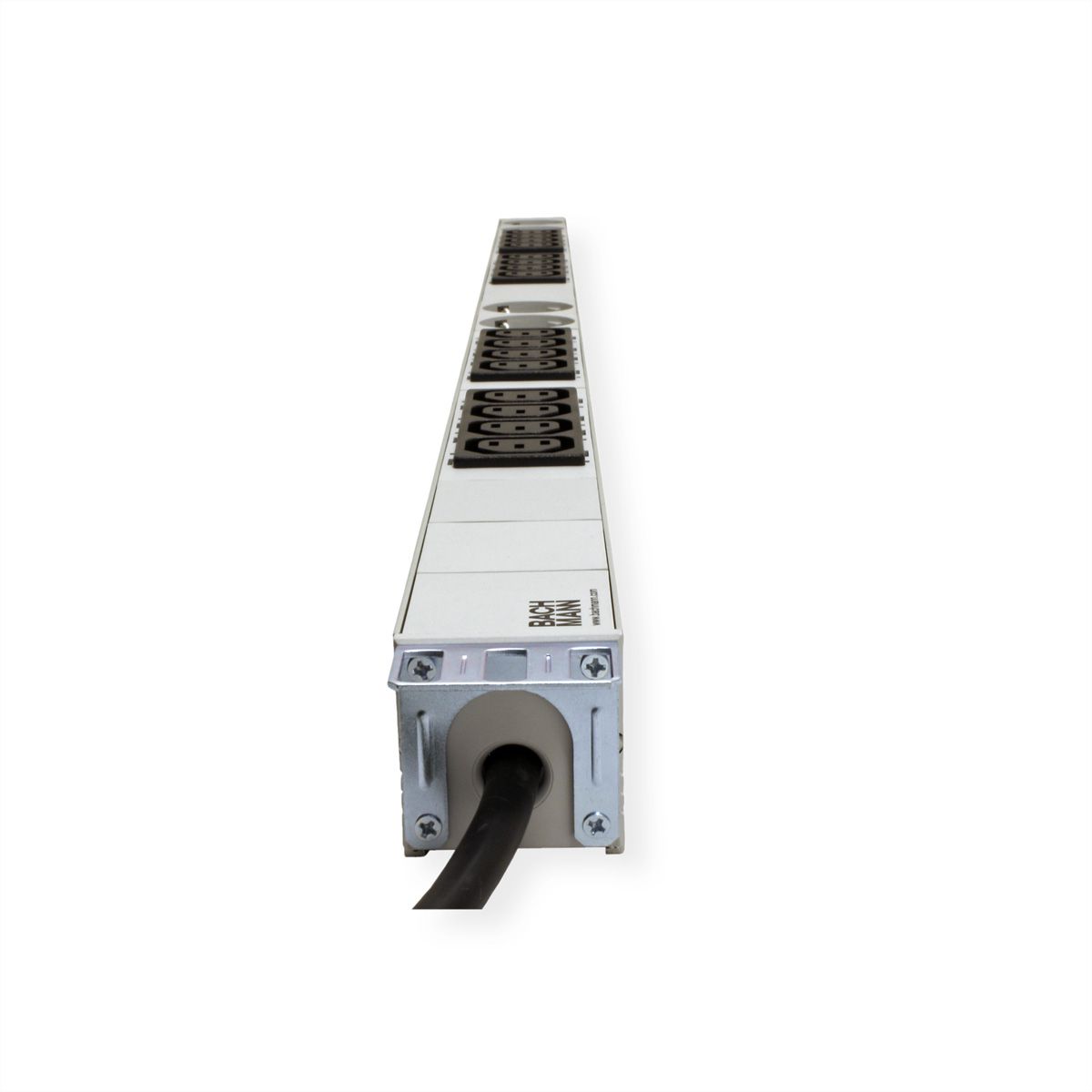 BACHMANN IT PDU ALU 1U 16x C13 4x earthing contact CEE 16A blue