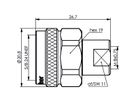 TELEGÄRTNER Adapter N-Stecker / FME-Stecker