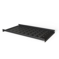 SCHROFF Varistar Legbord, stationair, 75 kg, RAL 7021, 600W 1100D