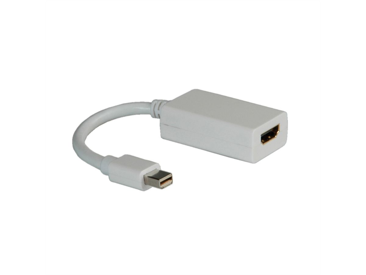 ROLINE Mini DisplayPort-HDMI Adapter, v1.2, MiniDP M - HDMI F