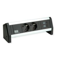 BACHMANN DESK 2xprotective contact 1xUSB A&C, USB Charger 22W Charger, GST18