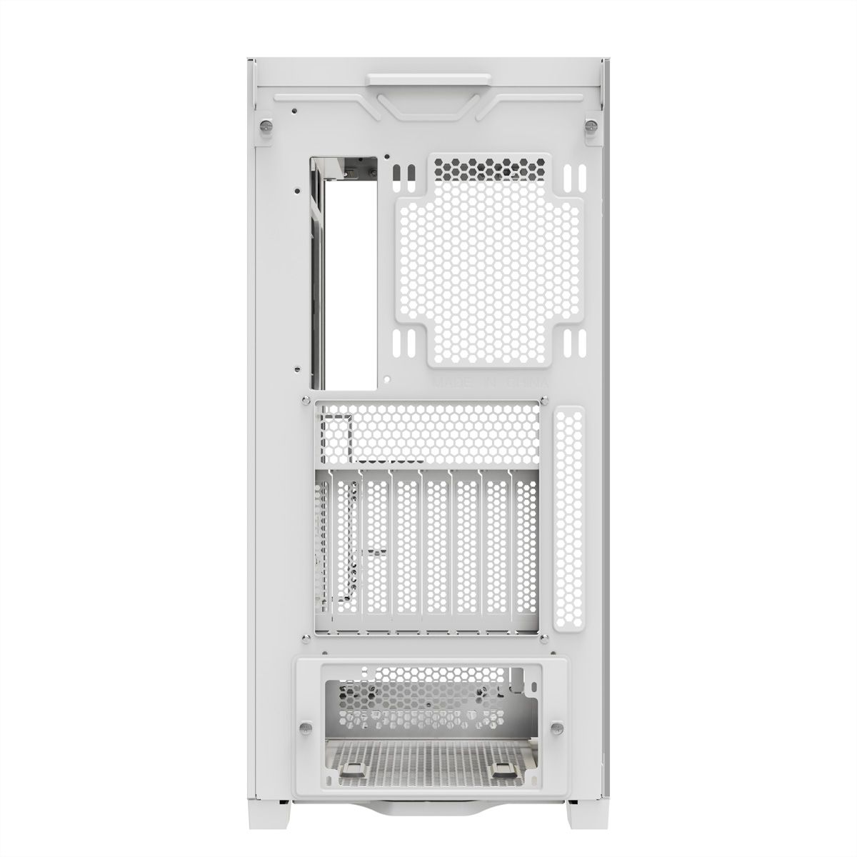 XILENCE Xilent Gleam X818.W.ARGB Gaming ATX PC-behuizing wit, RGB ATX Midi Tower