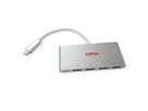 ROLINE USB 3.2 Gen 1 Hub, 4-voudig, type C-aansluitkabel, met 1 PD-poort
