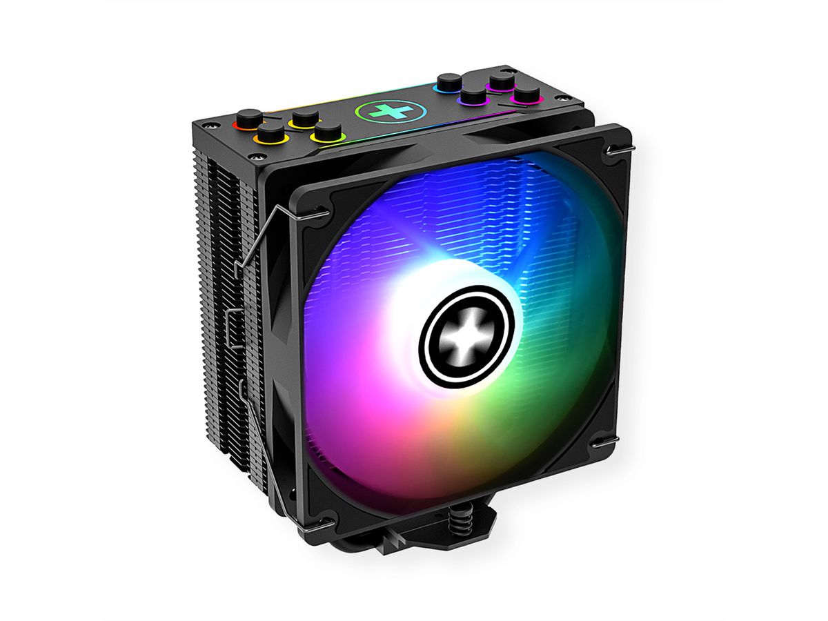 Xilence M704PRO.ARGB AMD and Intel CPU Cooler, 120mm ARGB PWM Fan, 180W TDP