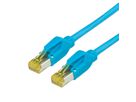 DRAKA Cat.6A (Class EA) Patchkabel UC900 / HIROSE TM31, blauw, 0,5 m