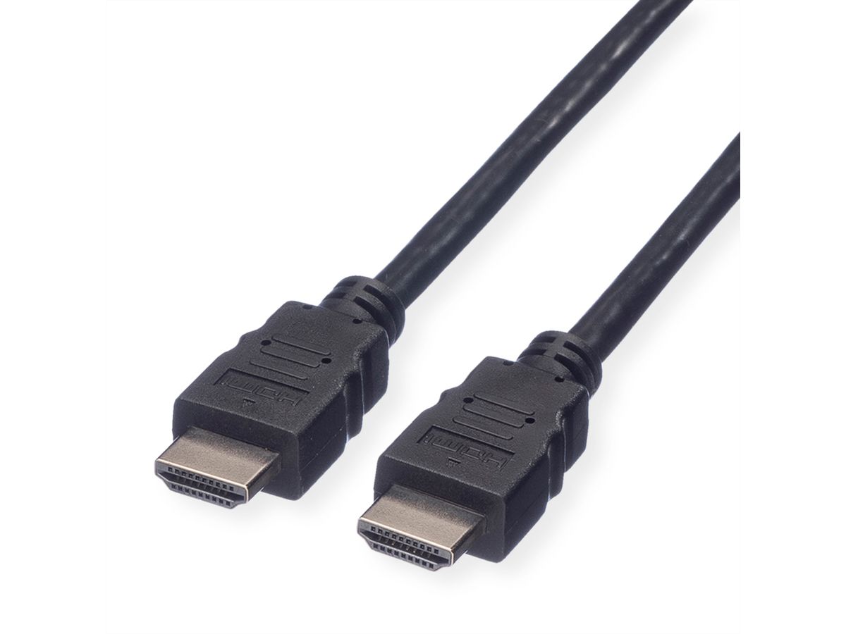 VALUE HDMI High Speed Cable, M/M, black, 1 m