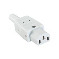 BACHMANN Koude apparaten stekker C13 Type 794 70°C, grijs