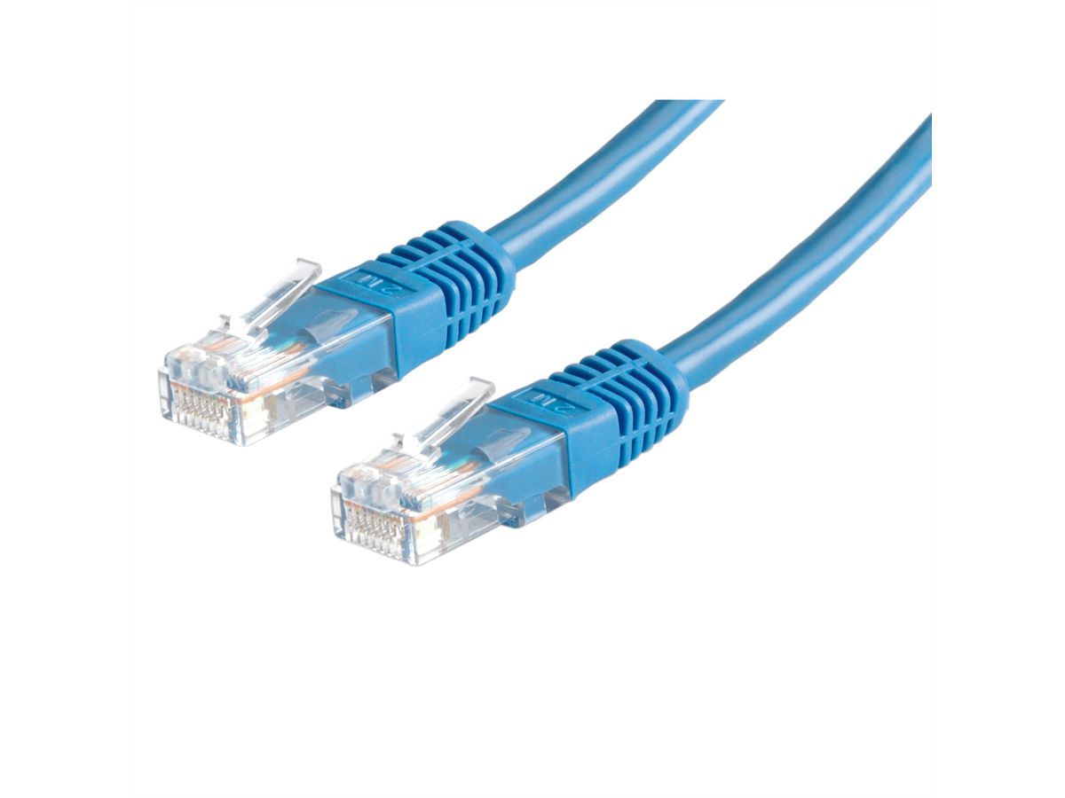 VALUE Patchkabel Cat.6 UTP (Class E), blauw, 7 m