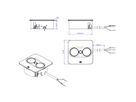 BACHMANN TWIST 2 2xUTE 2.0m AEH RAL9010 30GE angular