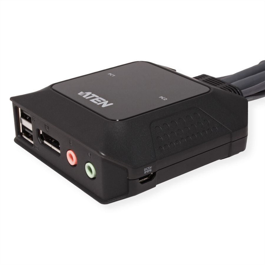 ATEN CS22DP 2-Poorts USB DisplayPort KVM Switch