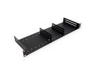 VALUE 19” plank met 2 verstelbare verdelers, 1 HE, zwart