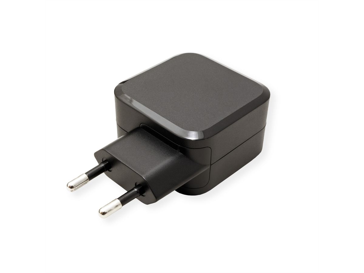 VALUE USB oplader met eurostekker, 1 poort (Type C PD), 45W