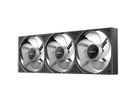 ANTEC C120 ARGB Fan Reverse PC Case Fan 120mm 3-in-1-Pack, black